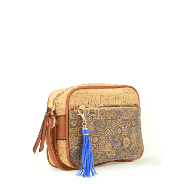 AK 207 Shoulder Bag Pequeno Blue Mosaic 2